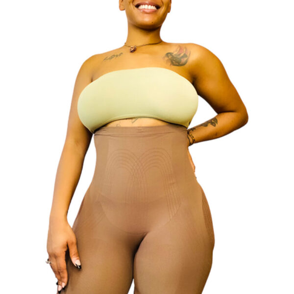 ChrissyK's Seamless Butt Lifting Tummy Control Strapless Shaper Short "Brown Sugar"| Everyday Shapewear