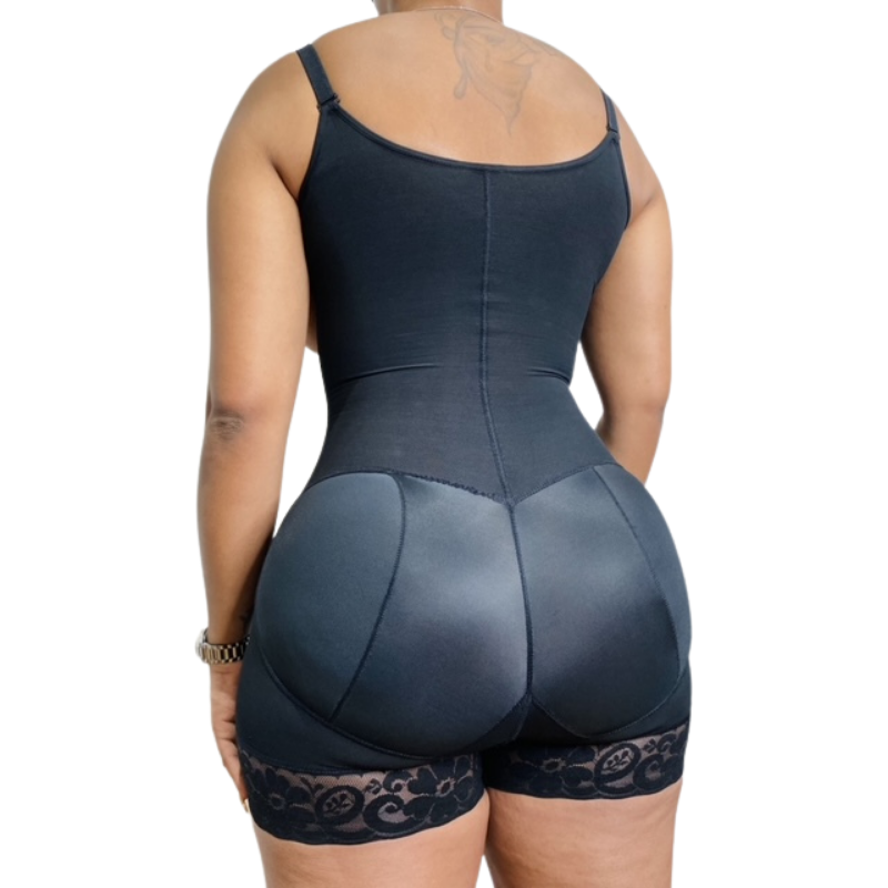 BODY SHAPER 053 HIPSTER GIRDLE WITH 2 LINE FRONT HOOKS, PERINEAL AREA WITH  CROTCH, COVERED BACK