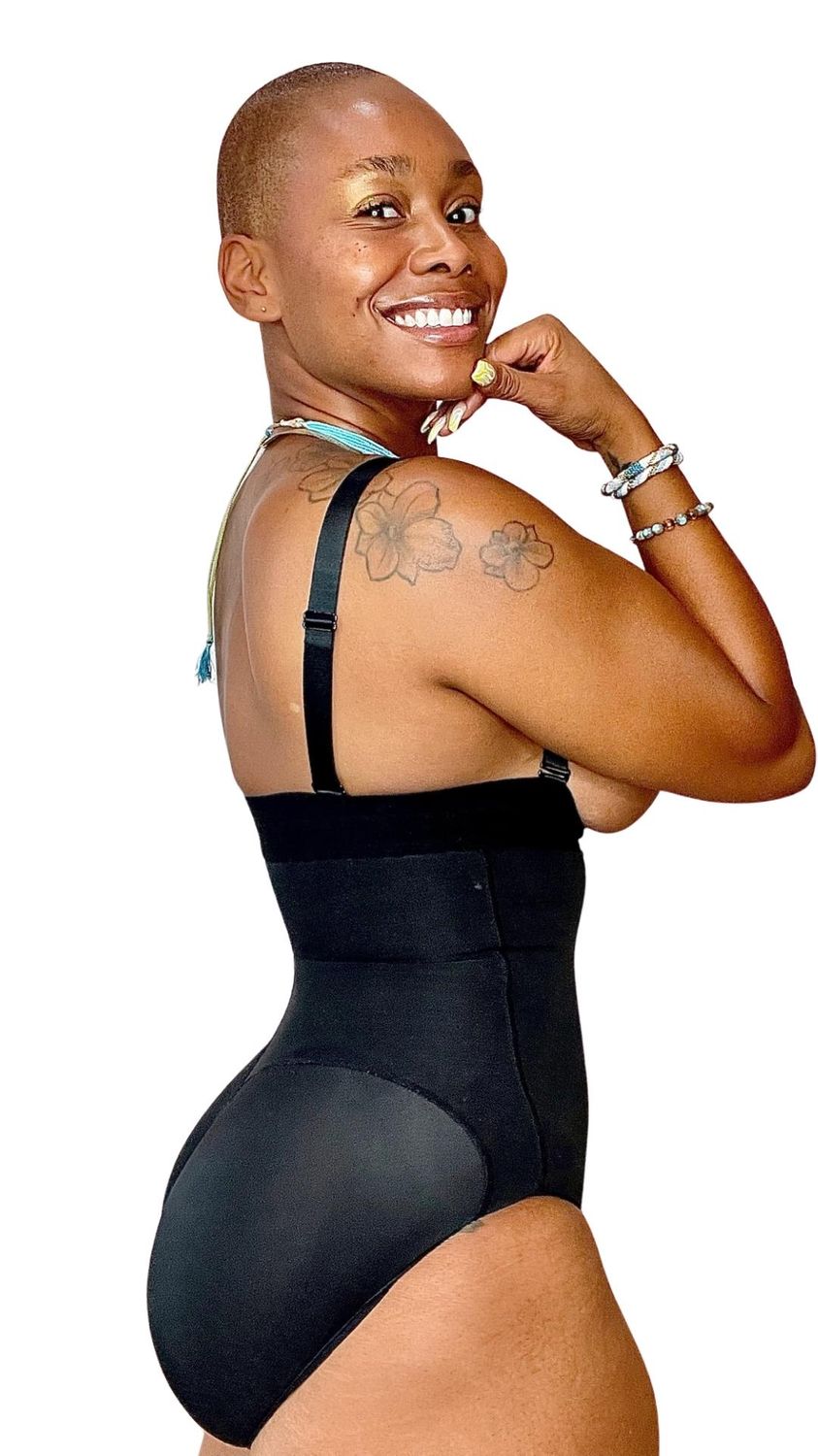 Whlucky Body Shaper for Women Firm Control Zipper Shapewear Breast Push up  Open Crotch Slimming Bodysuit - ShopStyle